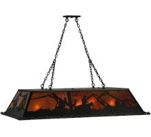 Meyda Black 134436 - 59.5"L Duke Oblong Pendant