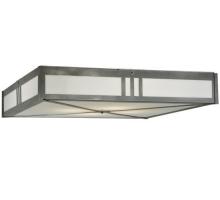 Meyda Black 135132 - 36.25" Square Whitewing Flushmount