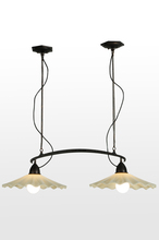 Meyda Black 135885 - 44"L Metro Fusion Galatia 2 LT Island Pendant