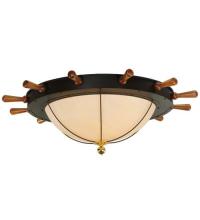 Meyda Black 136204 - 74"W Nautical Flushmount