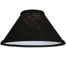 Meyda Black 136239 - 9.25"W X 5"H Faille Black Fabric Shade