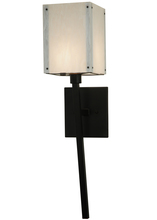 Meyda Black 137443 - 8" Wide Kesara Wall Sconce