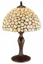 Meyda Black 138124 - 19"H Agata Opal Table Lamp