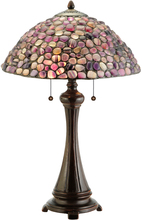 Meyda Black 138125 - 25"H Agata Purple Table Lamp