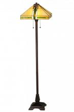 Meyda Black 138127 - 62"H Parker Poppy Floor Lamp