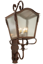 Meyda Black 138237 - 23"W Christian Lantern Wall Sconce