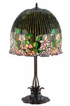 Meyda Black 138581 - 32"H Tiffany Flowering Lotus Table Lamp