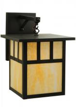 Meyda Black 139259 - 12"W Hyde Park Double Bar Mission Straight Arm Wall Sconce