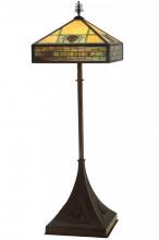 Meyda Black 139674 - 81" High Pinecone Ridge Floor Lamp