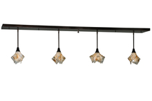 Meyda Black 139801 - 90"L Metro Fusion Ramoscelli 4 LT Island Pendant