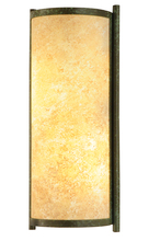 Meyda Black 139943 - 7"W Cilindro Palomino Wall Sconce