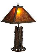 Meyda Black 141532 - 20" High Mission Prime Accent Lamp