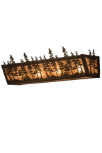 Meyda Black 14200 - 24"W Tall Pines Vanity Light