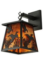 Meyda Black 142024 - 7"W Ducks in Flight Hanging Wall Sconce