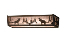 Meyda Black 14212 - 24"W Moose at Lake Vanity Light