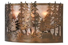 Meyda Black 142346 - 20" Wide Tall Pines Wall Sconce