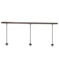 Meyda Black 142803 - 51"W 3LT CEILING HANGER