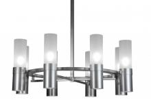 Meyda Black 143040 - 62"W Farmington 8 LT Chandelier