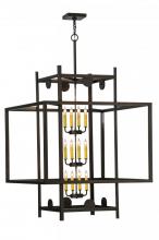 Meyda Black 143301 - 36"Sq Quadrato Uma Pendant