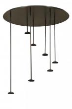 Meyda Black 143749 - 46"W Checkers 7 LT Pendant Hardware