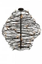 Meyda Black 145021 - 79"W Cyclone 36 LT Chandelier