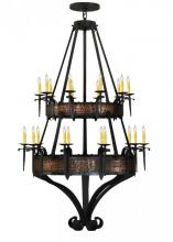 Meyda Black 145338 - 48" Wide Costello 20 LT Two Tier Chandelier