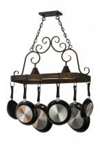 Meyda Black 197892 - 32"L Elana 2 LT Pot Rack