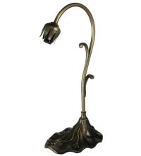 Meyda Black 14556 - 15" High Lily Gooseneck Table Base