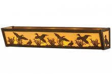 Meyda Black 145714 - 24"W Ducks in Flight Vanity Light