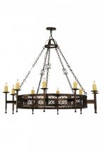 Meyda Black 146062 - 60"W Toscano 10 LT Chandelier