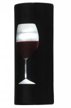 Meyda Black 146257 - 5"W Metro Fusion Vino Frosted Shade