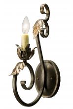 Meyda Black 146515 - 5" Wide Josephine Wall Sconce