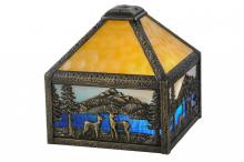 Meyda Black 147736 - 9"Sq Deer Lodge Shade