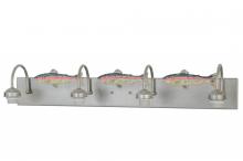 Meyda Black 147870 - 33"L Trout 4 LT Vanity Hardware