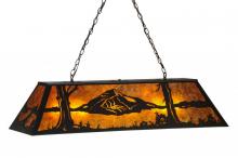 Meyda Black 148128 - 48" Long Mountain Range Oblong Pendant