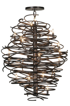 Meyda Black 148305 - 42"W Cyclone 20 LT Chandelier