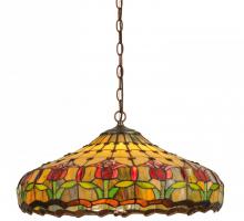 Meyda Black 148431 - 22"W Colonial Tulip Pendant