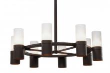 Meyda Black 149629 - 60"W Farmington 8 LT Chandelier