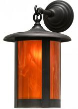 Meyda Black 151339 - 10" Wide Fulton Prime Hanging Wall Sconce