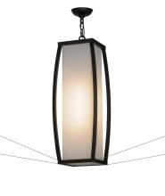 Meyda Black 151590 - 10.5"Sq Quadrato Kitzi Pendant