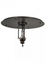 Meyda Black 151850 - 24"W Timeless Bronze 3 LT Flushmount Hardware