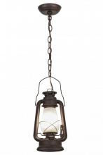 Meyda Black 151907 - 7"W Miners Lantern Mini Pendant