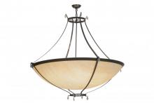 Meyda Black 152223 - 52"W Modesto Inverted Pendant