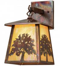 Meyda Black 153776 - 7.5"W Oak Tree Hanging Wall Sconce