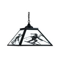 Meyda Black 15422 - 16" Square Alpine Pendant