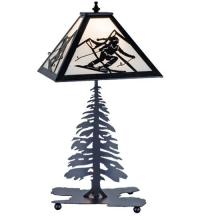 Meyda Black 15425 - 21" High Alpine Table Lamp