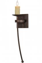 Meyda Black 154638 - 6" Wide Bechar Wall Sconce