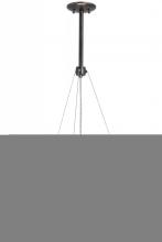 Meyda Black 156008 - 24" Wide Metro Fusion Ramoscelli Inverted Pendant