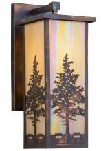 Meyda Black 157388 - 7.5"W Tamarack Wall Sconce