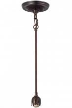 Meyda Black 157418 - 5"W Mahogany Bronze 1 LT Pendant Hardware